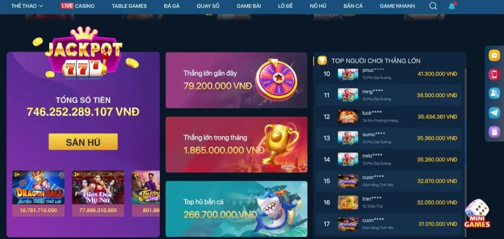 Hoàn Trả Cược Slot Không Giới Hạn